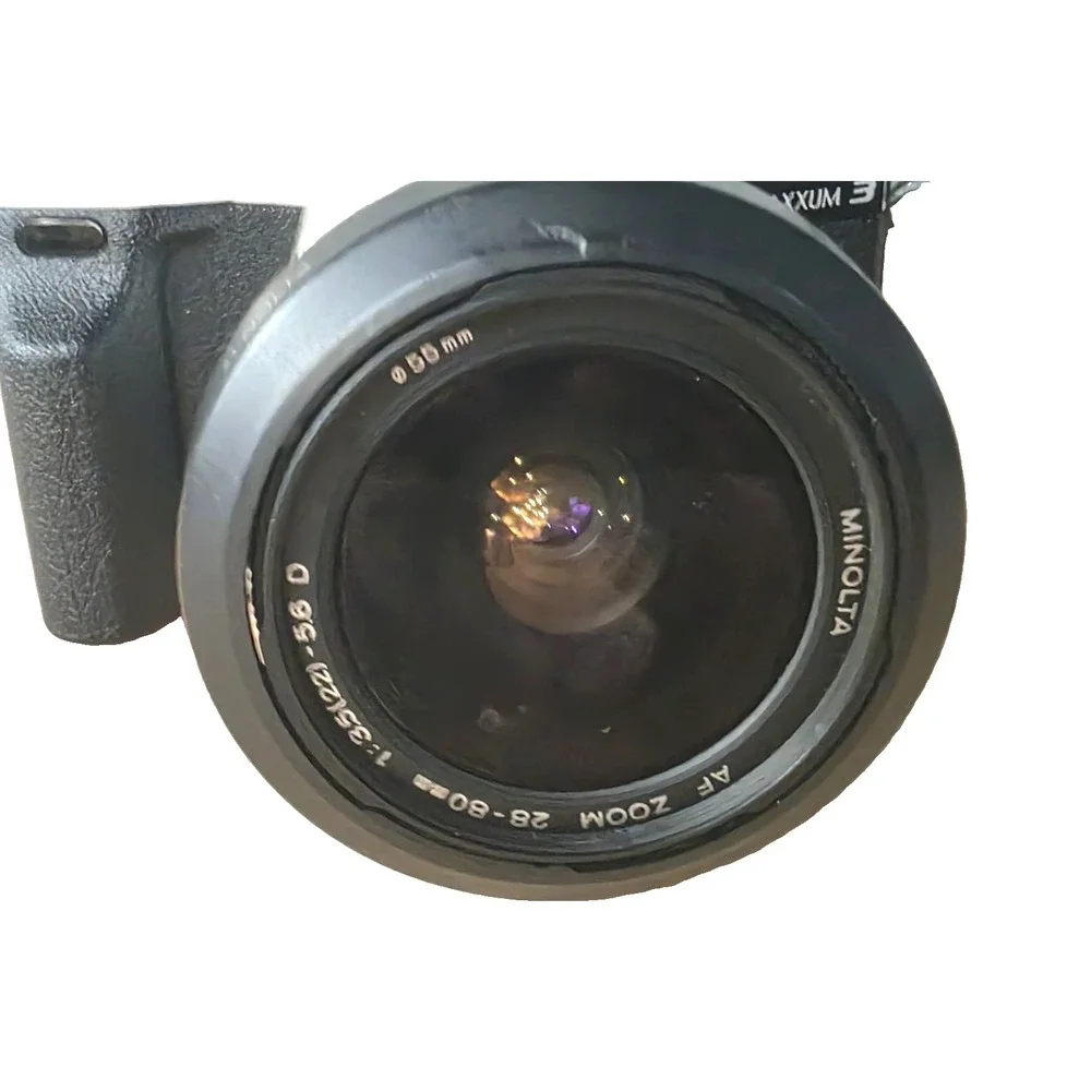 Minolta Maxxum 3 SLR Film Camera 55mm 28.80 AF 0.4m/1.3ft Standard Prime‎ Lens